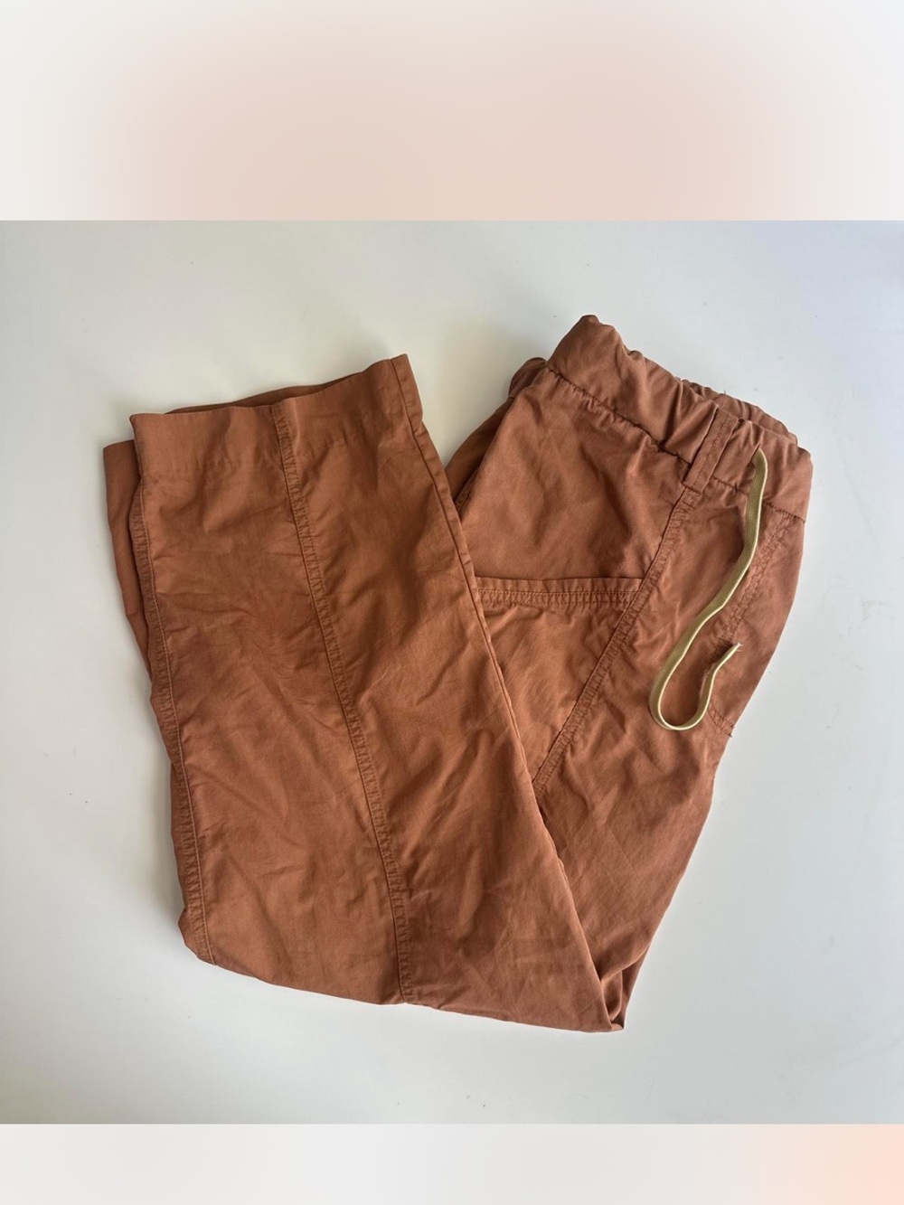 Bimba Y Lola Drawstring Pants in Rust